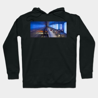 U-Bahn station Hafencity University, light installation, Hamburg, Germany Hoodie